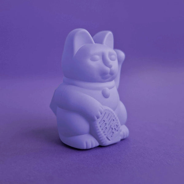(PRE-ORDER) Solar Lucky Cat - Lilac