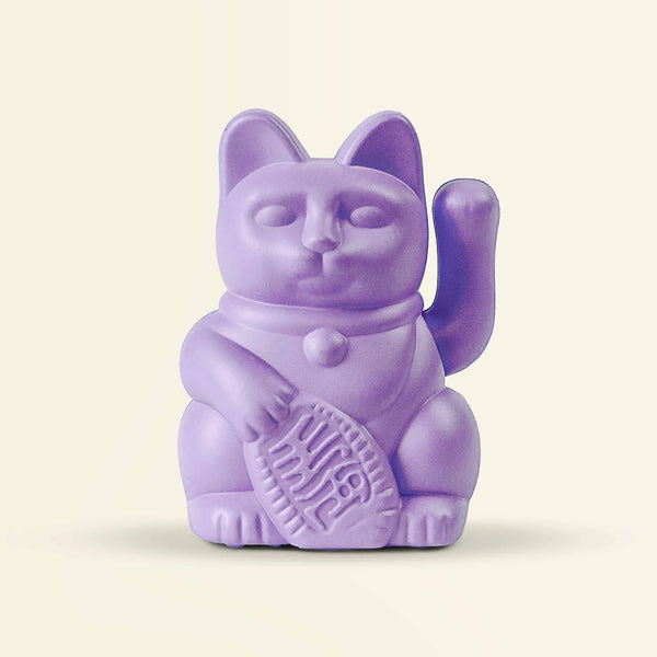 (PRE-ORDER) Solar Lucky Cat - Lilac