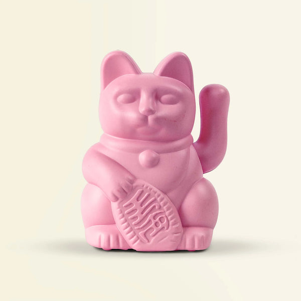 (PRE-ORDER) Solar Lucky Cat - Hot Pink