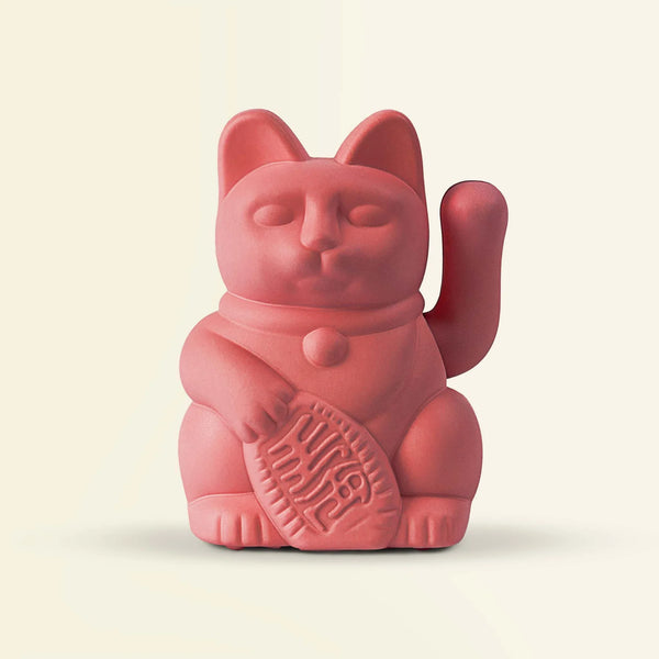 (PRE-ORDER) Solar Lucky Cat - Berry Red