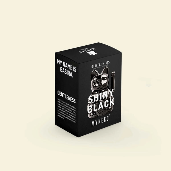 Mini Lucky Cat - Shiny Black