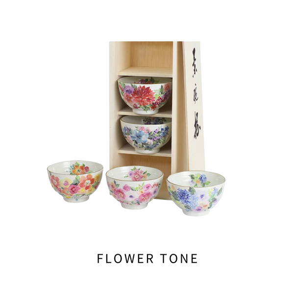 Flower Story Rice Bowl GIft Set