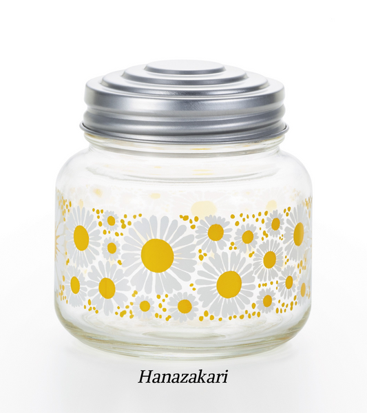 Aderia Retro Glass Jar with Metal Lid