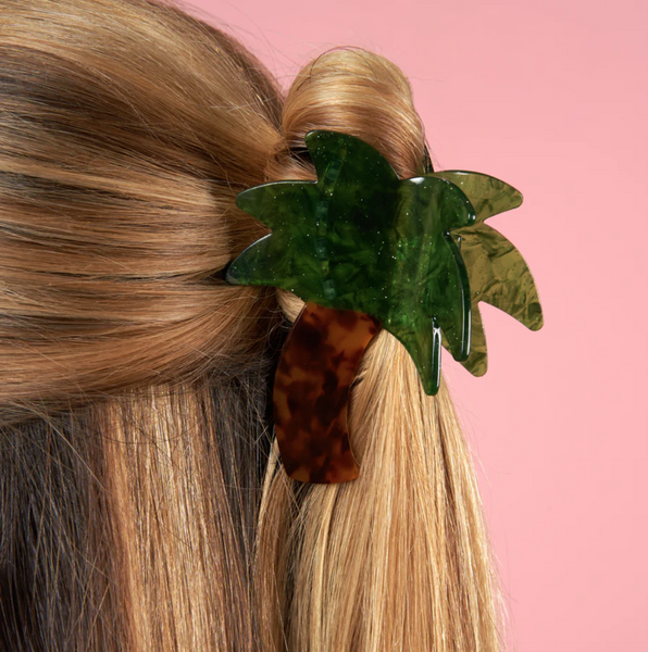 Palm Tree Hair Claw