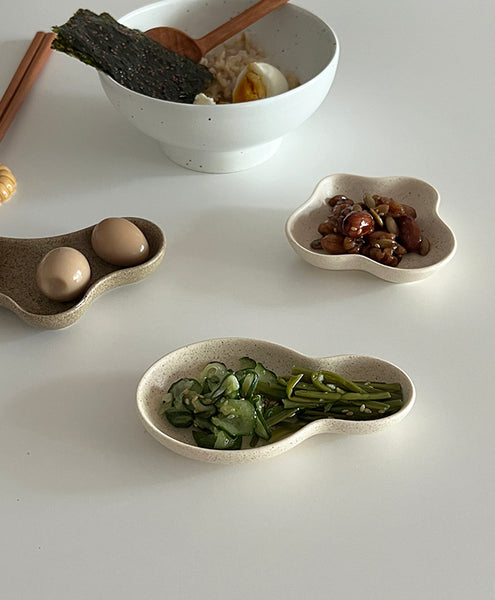 Nuts Mini Plates Gift Set (Ivory)