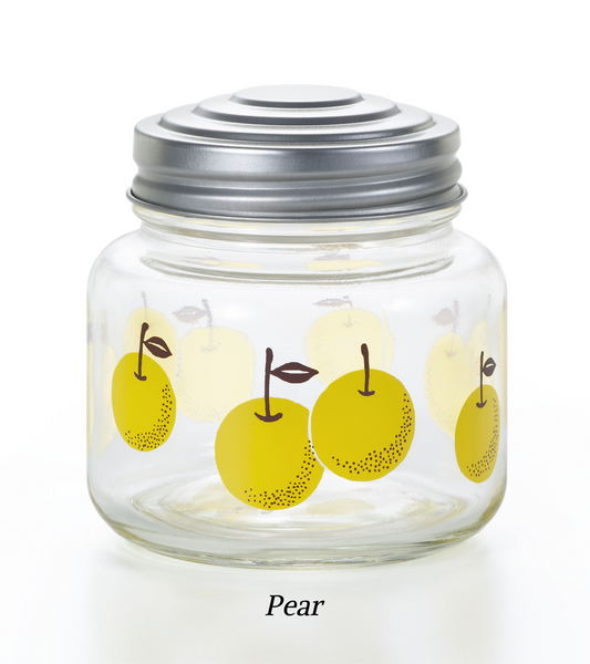 Aderia Retro Glass Jar with Metal Lid