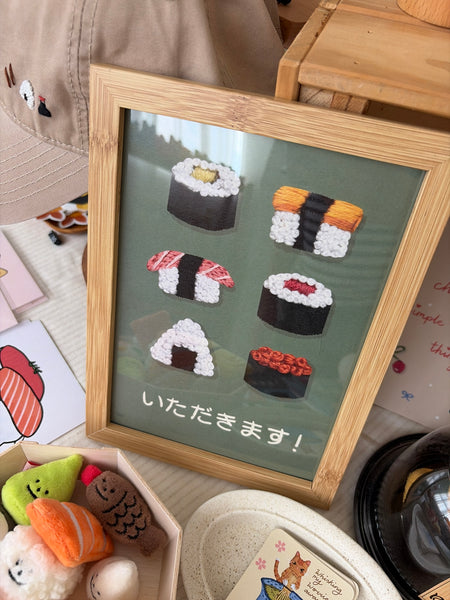 The Happy Feast (Isabel Lim Designs) - A5 Print (Framed)