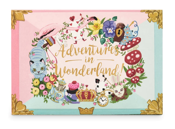 Adventures In Wonderland Music Box Card