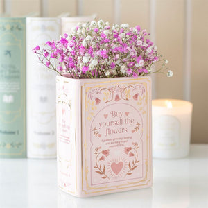 Buy Yourself The Flowers Book Shaped Vase (Launching at Open Studio - 13 September)
