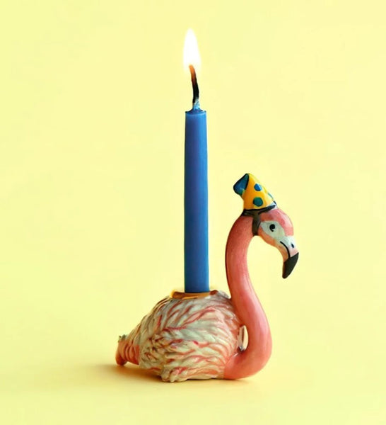 Flamingo  "Party Animal" Cake Topper