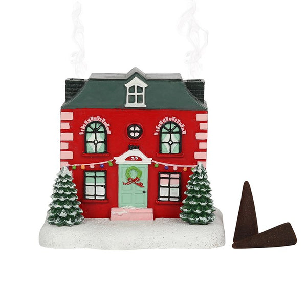 Christmas House Incense Cone Burner - Available in Boutiques