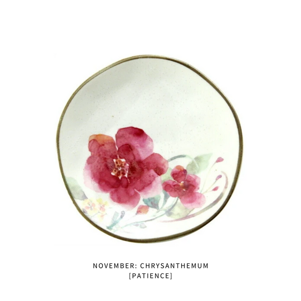 Flower Story Birth Flower Mini Dish