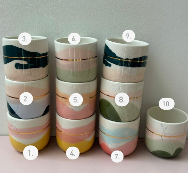 “Landscapes” Latte Cups