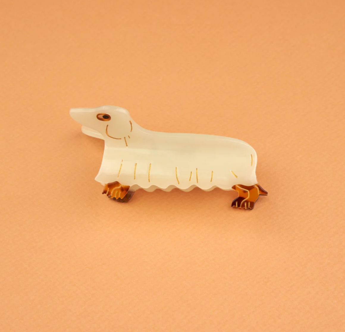 Ghost Dachshund Hair Claw