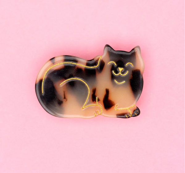 Tabby Cat Hair Clip