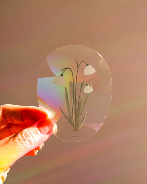 Snowdrop Suncatcher • Card Insert