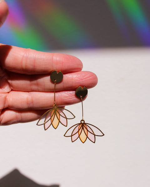 Lotus Flowers Earrings