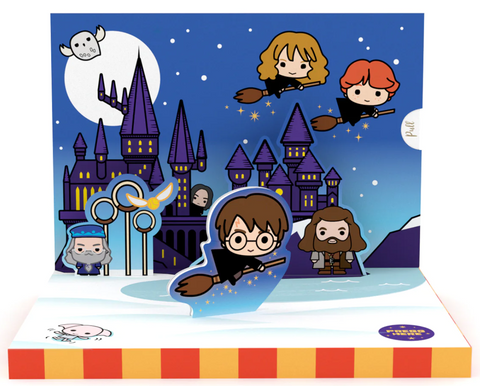 Hogwarts in the Snow Music Box Card