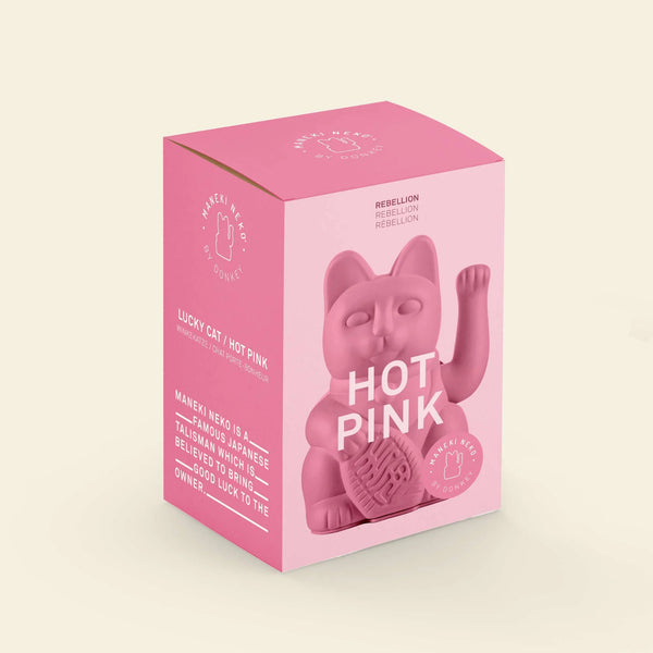 Lucky Cat - Hot Pink
