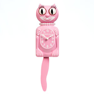 (PRE-ORDER) Pink Satin Miss Kitty-Cat Klock (Baby)