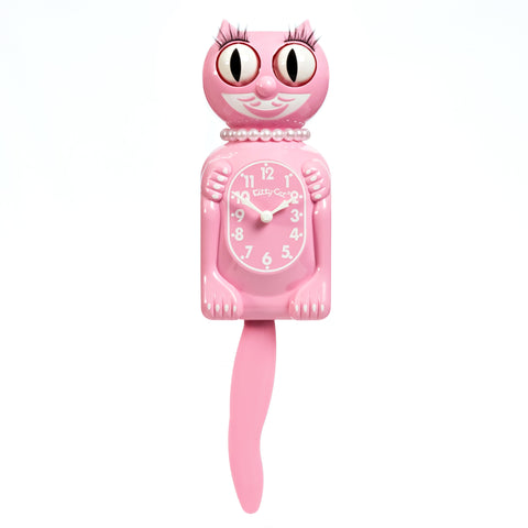 (PRE-ORDER) Pink Satin Miss Kitty-Cat Klock (Baby)