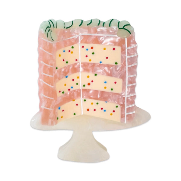 Confetti Birthday Cake Hair Claw