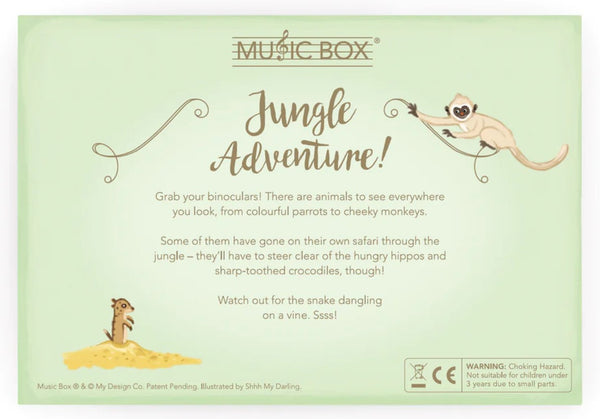 Jungle Adventures Music Box Card