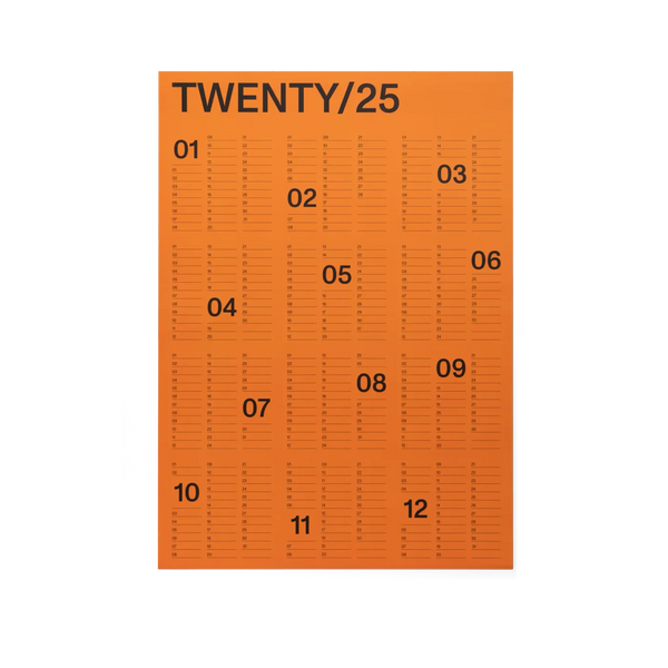 (PRE-ORDER) 2026 Wall Calendar - Yearly Edition