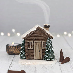 (PRE-ORDER) Log Cabin Incense Cone Burner