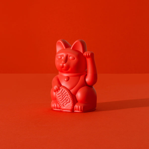 Mini Lucky Cat - Red