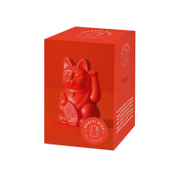 (SECONDS SALE) Mini Lucky Cat - Red