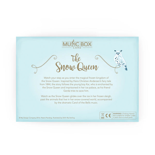 The Snow Queen Music Box Card