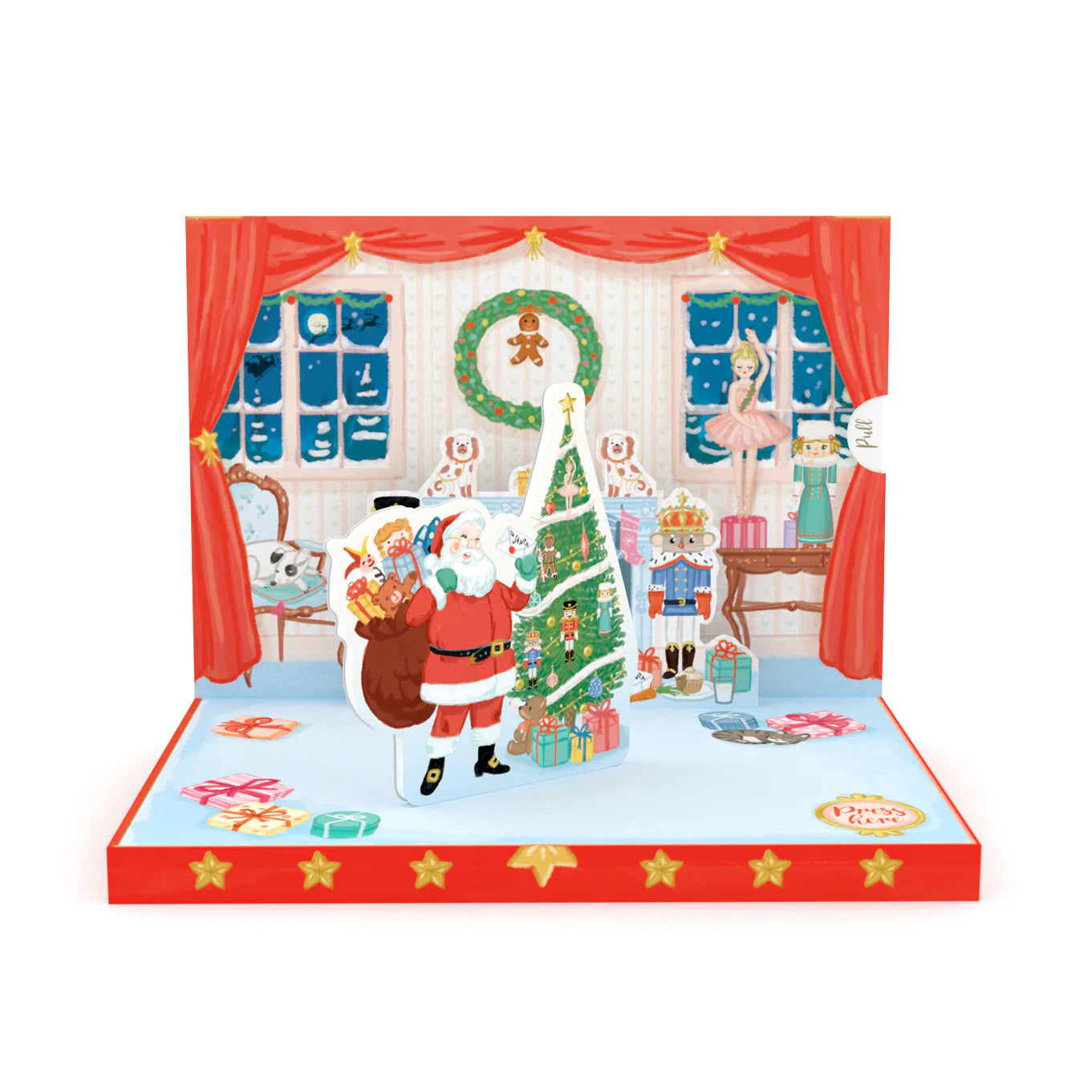 Christmas Eve The Nutcracker Music Box Card