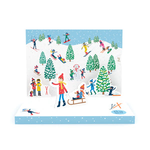 Let it Snow Music Box Card - Available at Boutiques