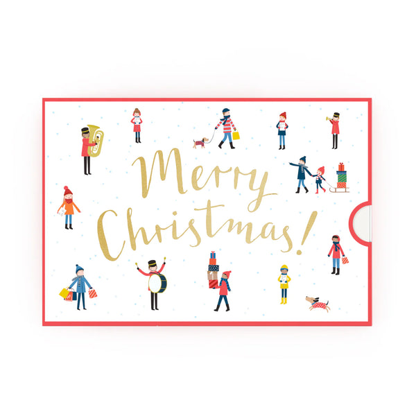 Christmas Town Music Box Card