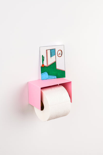 Praia - Toilet Paper Holder (Pink)