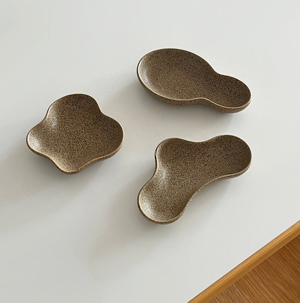 Nuts Mini Plates Gift Set (Brown)