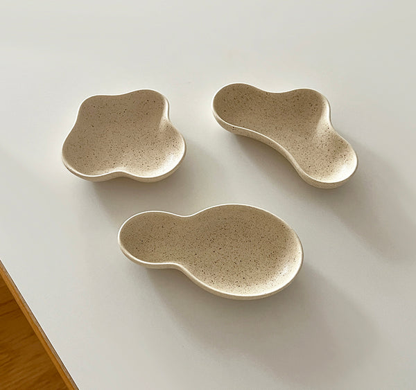 Nuts Mini Plates Gift Set (Ivory)