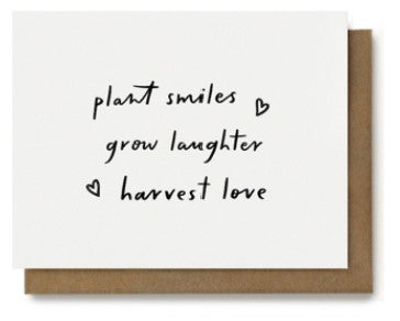 Plant Smiles Greeting Card