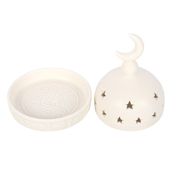 Mosque-shaped Incense Cone and Tealight Holder