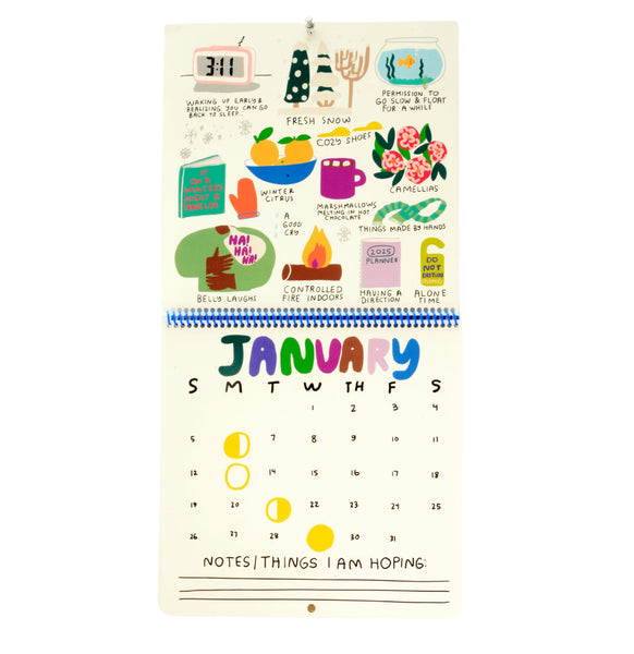 (PRE-ORDER) 2025 Only Good Things 12-Month Wall Calendar