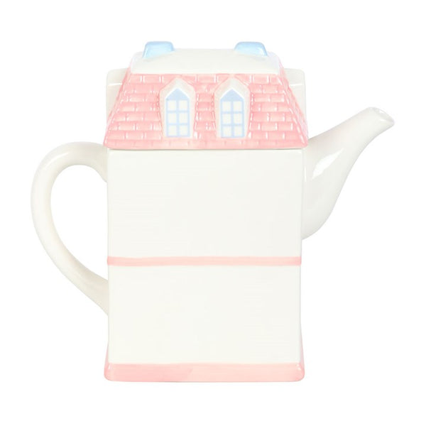 (SECONDS SALE) Dreamy Pastel House Teapot