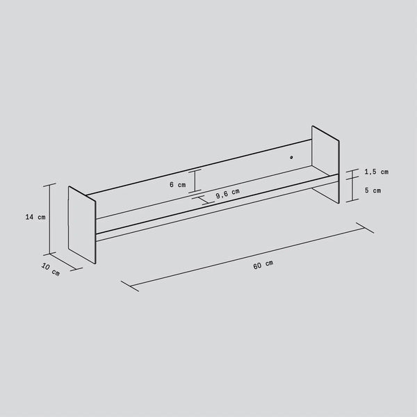 (PRE-ORDER) PLI Slim Wall Shelf (CORE Edition)