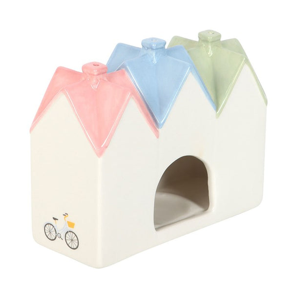 (BACKORDER) Dreamy Pastel House Incense Cone Burner and Tealight Holder