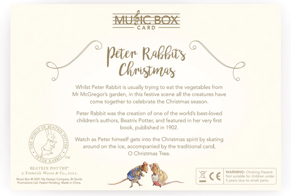 Peter Rabbit Music Box Card