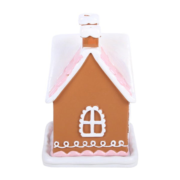 Sugarplum Gingerbread House Incense Cone Burner