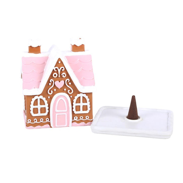 Sugarplum Gingerbread House Incense Cone Burner