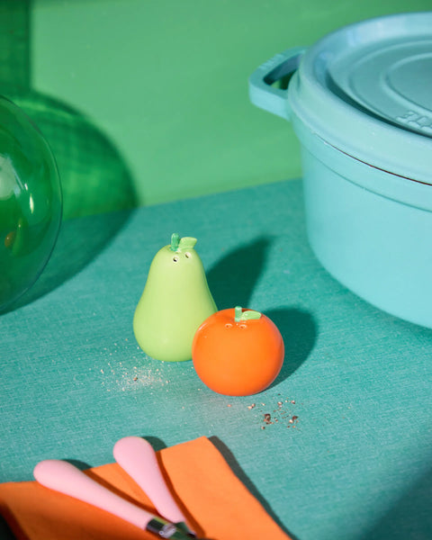 Pear & Orange Salt and Pepper Shakers