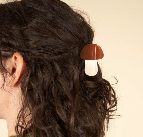 Porcini Mushroom Hair Claw