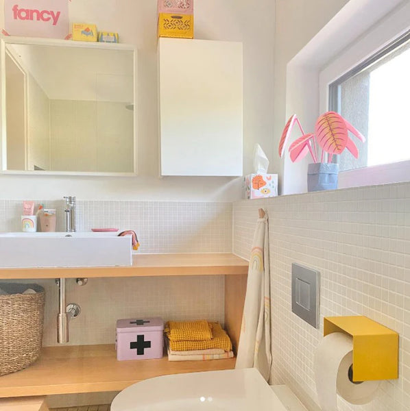 Praia - Toilet Paper Holder (Yellow)